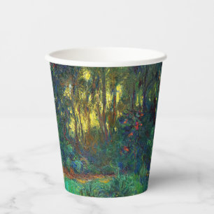 Claude Monet - Ecke eines Teichs mit Seerosen Pappbecher