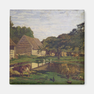 Claude Monet   Ein Bauernhof in der Normandie Magnet