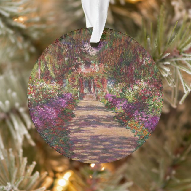 Claude Monet | Ein Weg im Monet-Garten Ornament (Baum)