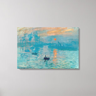 CLAUDE MONET - Eindruck, Sonnenaufgang 1872 Leinwanddruck