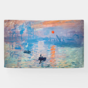 Claude Monet - Eindruck, Sonnenaufgang Banner