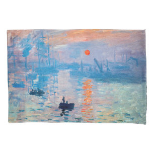 Claude Monet - Eindruck, Sonnenaufgang Kissenbezug