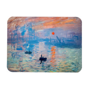 Claude Monet - Eindruck, Sonnenaufgang Magnet