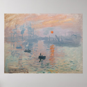 Claude Monet - Eindruck, Sonnenaufgang Poster