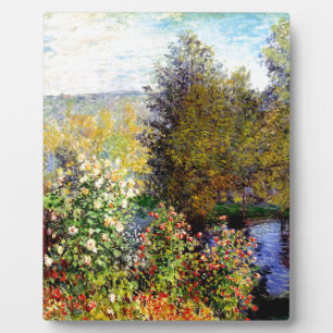 Claude Monet Eine Ecke des Gartens Fotoplatte