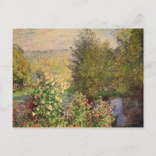 Claude Monet   Eine Ecke des Gartens in Montgeron Postkarte