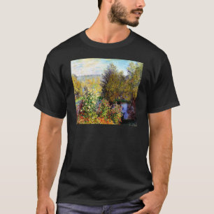 Claude Monet Eine Ecke des Gartens T-Shirt