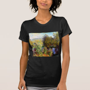 Claude Monet Eine Ecke des Gartens T-Shirt