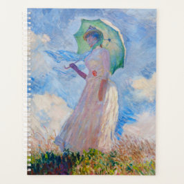 Claude Monet - Eine Frau mit einem Parasol gegenüb Planer