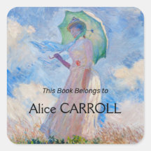 Claude Monet - Eine Frau mit einem Parasol gegenüb