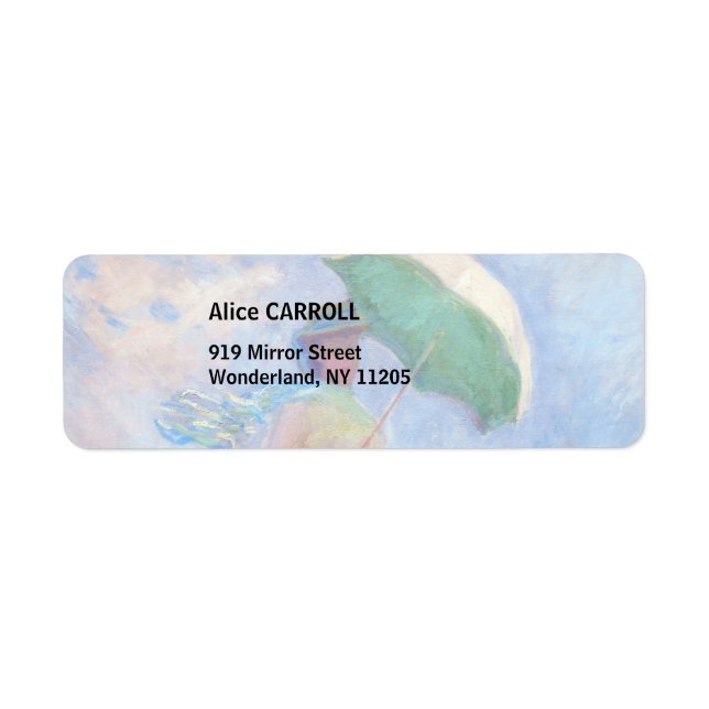 Claude Monet - Eine Frau mit einem Sonnenschirm au (Vorne)