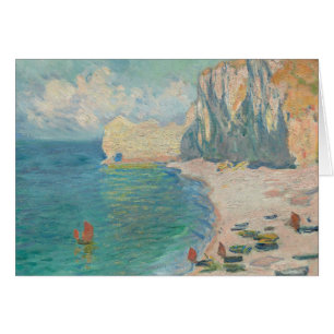 Claude Monet - Etretat - Der Strand und die Falais