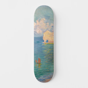 Claude Monet - Etretat: Strand und Falaise d'Amont Skateboard