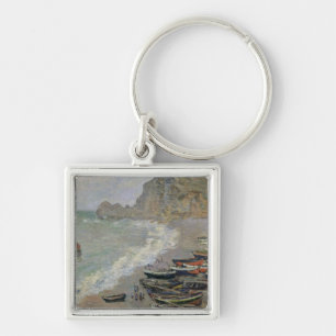 Claude Monet   Etretat, Strand und Porte d'Amont Schlüsselanhänger