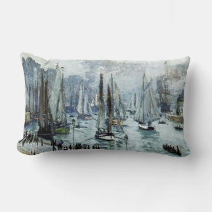 Claude Monet Fischerboote verlassen den Hafen Lendenkissen