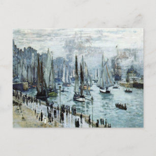 Claude Monet Fischerboote Verlassend Hafen Postkarte