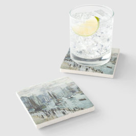 Claude Monet Fischerboote Verlassend Hafen Steinuntersetzer