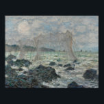 Claude Monet - Fischereinetze in Pourville<br><div class="desc">Angeln in Pourville von Claude Monet, 1882. Claude Monet war Gründer der französischen Impressionistischen Malerei und der beständigste und produktivste Praktizierende der Philosophie der Bewegung, seine Wahrnehmungen vor der Natur zu äußern, vor allem, wie sie auf Landschaftsmalerei in der Luft angewandt werden. Der Begriff "Impressionismus" leitet sich aus dem Titel...</div>