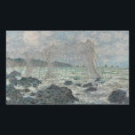 Claude Monet - Fischereinetze in Pourville<br><div class="desc">Angeln in Pourville von Claude Monet, 1882. Claude Monet war Gründer der französischen Impressionistischen Malerei und der beständigste und produktivste Praktizierende der Philosophie der Bewegung, seine Wahrnehmungen vor der Natur zu äußern, vor allem, wie sie auf Landschaftsmalerei in der Luft angewandt werden. Der Begriff "Impressionismus" leitet sich aus dem Titel...</div>