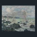 Claude Monet - Fischereinetze in Pourville Poster<br><div class="desc">Angeln in Pourville von Claude Monet, 1882. Claude Monet war Gründer der französischen Impressionistischen Malerei und der beständigste und produktivste Praktizierende der Philosophie der Bewegung, seine Wahrnehmungen vor der Natur zu äußern, vor allem, wie sie auf Landschaftsmalerei in der Luft angewandt werden. Der Begriff "Impressionismus" leitet sich aus dem Titel...</div>