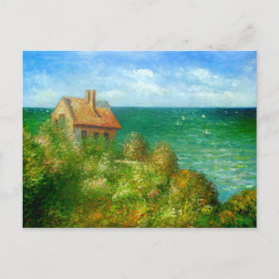 Claude Monet: Fischerhütte in Varengeville Postkarte