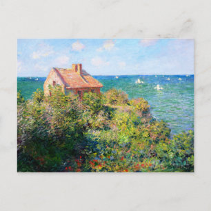 Claude Monet: Fischerhütte in Varengeville Postkarte