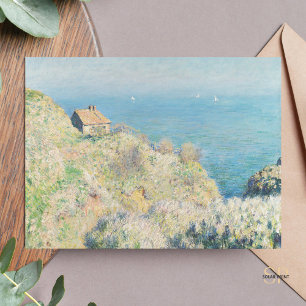 Claude Monet Fisherman's House Painting Art Print Postkarte