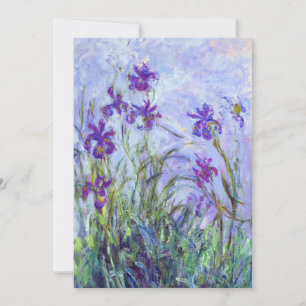 Claude Monet - Flieder-Iris / Iris Mauves Einladung
