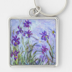 Claude Monet - Flieder-Iris / Iris Mauves Schlüsselanhänger