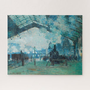 Claude Monet Französische Eisenbahn Kunst, Dichtun Puzzle