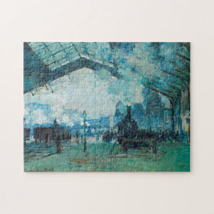 Claude Monet Französische Eisenbahn Kunst, Dichtun Puzzle