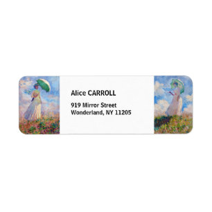 Claude Monet - Frau mit einem Recht und Links Sonn