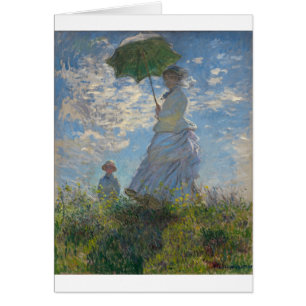 Claude Monet-Frau mit einem Sonnenschirm 1875