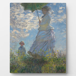Claude Monet-Frau mit einem Sonnenschirm 1875 Fotoplatte