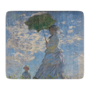 Claude Monet Frau mit einem Sonnenschirm Fine Art Schneidebrett