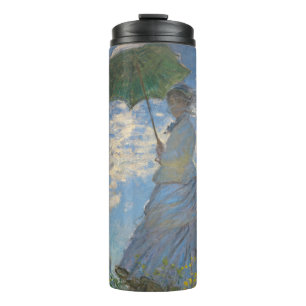 Claude Monet Frau mit einem Sonnenschirm Fine Art Thermosbecher