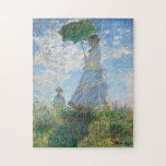 Claude Monet Frau mit Parasol / La Promenade Puzzle<br><div class="desc">Dieses Puzzle wurde 1875 mit einem Gemälde von Claude Monet gedruckt,  in dem seine Ehefrau Camille Monet und ihr Sohn Jean Monet während eines Spaziergangs gezeigt wurden. Für eine Sammlung anderer Rätsel und anderer Produkte,  besuchen Sie bitte unseren Shop und schauen Sie sich an.</div>
