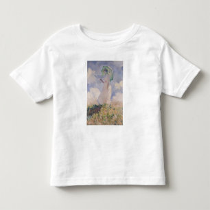 Claude Monet Frau mit Parasol Links Kleinkind T-shirt