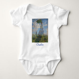 Claude Monet Frau mit Sonnenschirm Meisterwerk der Baby Strampler