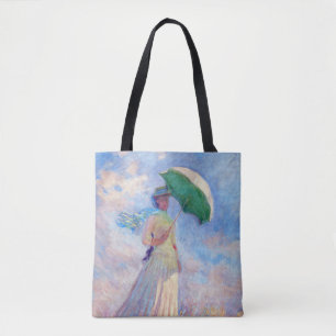 Claude Monet - Frau mit Sonnenschirm nach rechts