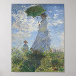 Claude Monet - Frau mit Sonnenschirm Poster