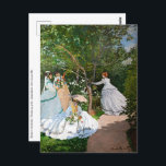 Claude Monet - Frauen im Garten Postkarte<br><div class="desc">Frauen im Garten / Frauen in jardin - Claude Monet,  Öl auf Leinwand,  1866</div>
