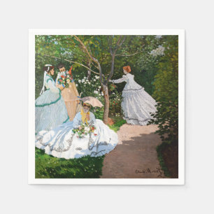 Claude Monet - Frauen im Garten Serviette
