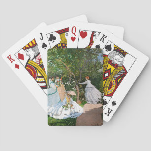 Claude Monet - Frauen im Garten Spielkarten