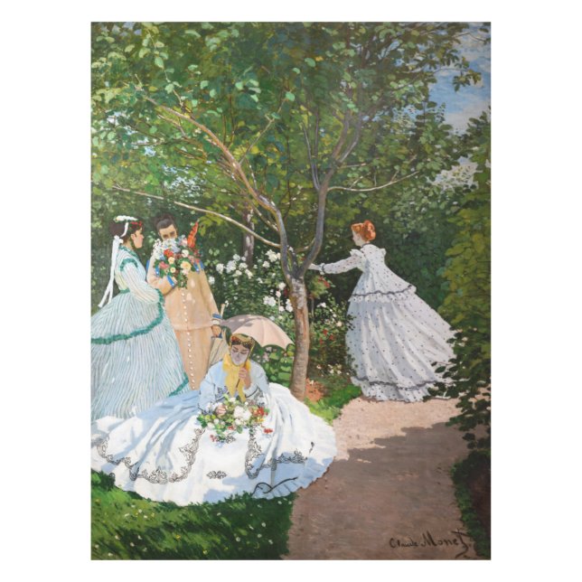 Claude Monet - Frauen im Garten Tischdecke (Vorderseite)