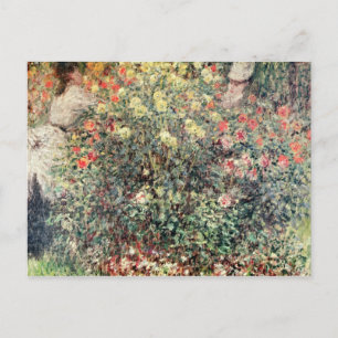 Claude Monet   Frauen in den Blume, 1875 Postkarte