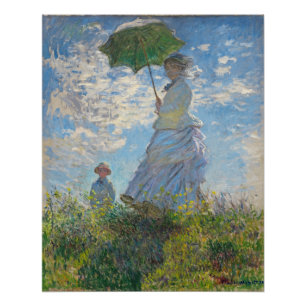 Claude Monet Frauen mit Katze, c.1875 Poster