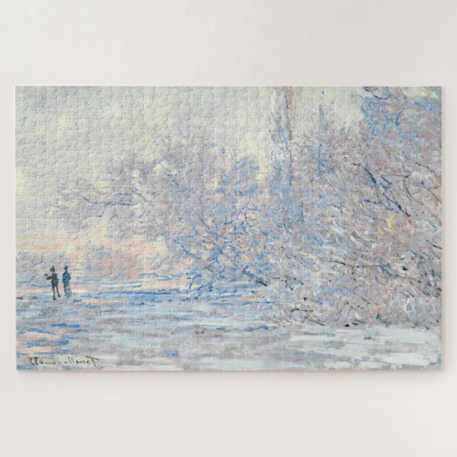 Claude Monet – Frost in Giverny Puzzle (Horizontal)