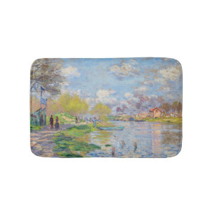 Claude Monet - Frühling an der Seine Badematte