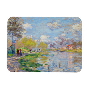 Claude Monet - Frühling an der Seine Magnet